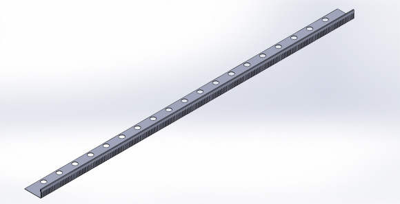 L-Leiste Aluminium 50 mm hoch 2,00 m lang